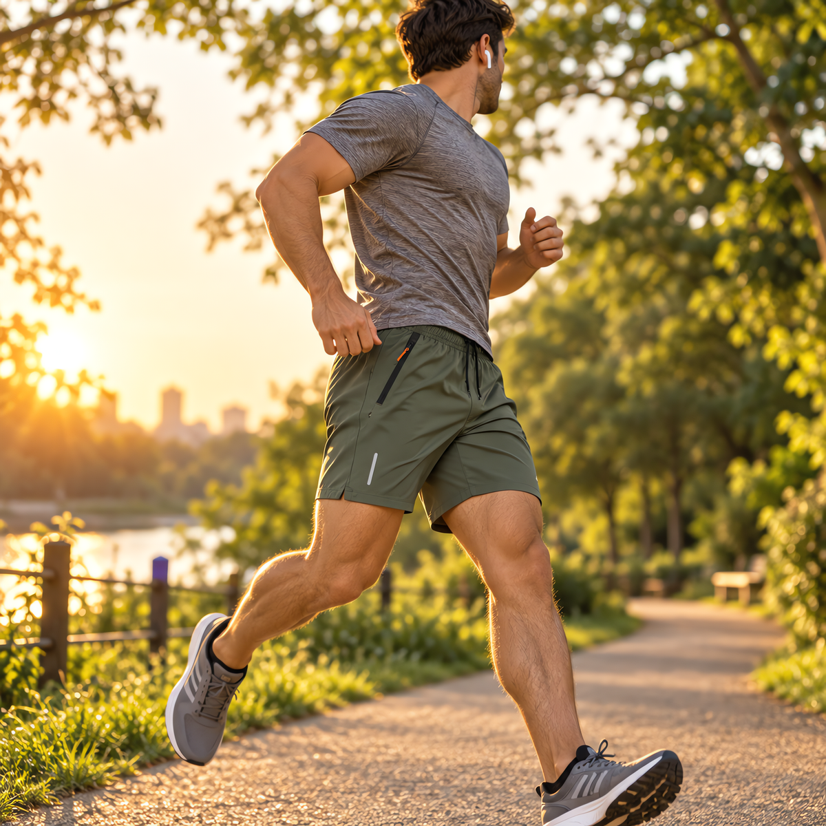 AeroShort corriendo al aire libre