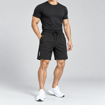 AeroShort — Pantalón corto deportivo multibolsillos