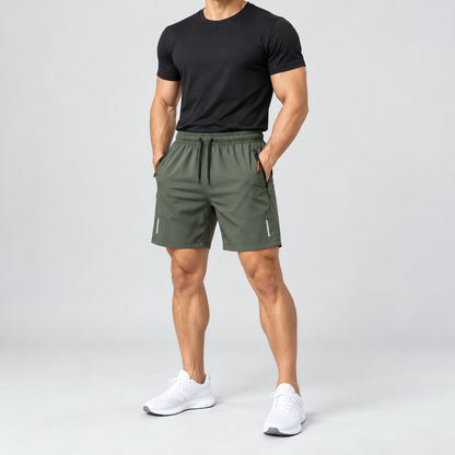 AeroShort — Pantalón corto deportivo multibolsillos