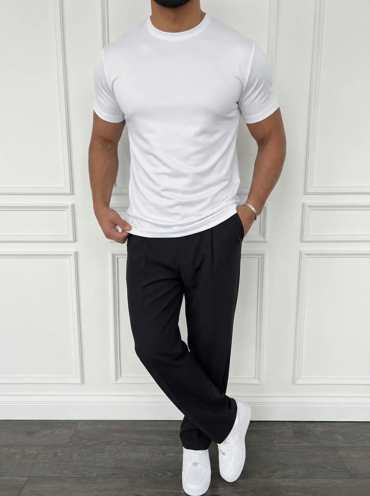 Playera Esencial — Negro Jet