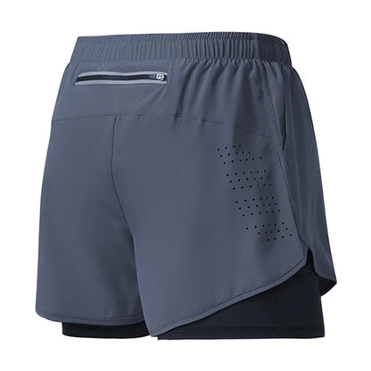 Shorts Deportivos de Doble Capa para Entrenamiento
