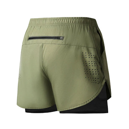 Shorts Deportivos de Doble Capa para Entrenamiento