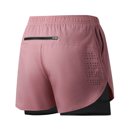Shorts Deportivos de Doble Capa para Entrenamiento