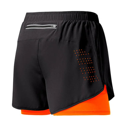 Shorts Deportivos de Doble Capa para Entrenamiento