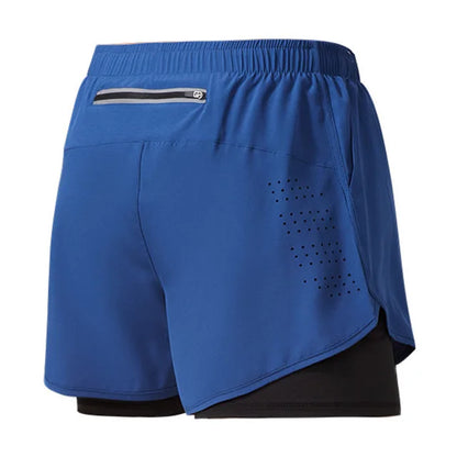 Shorts Deportivos de Doble Capa para Entrenamiento