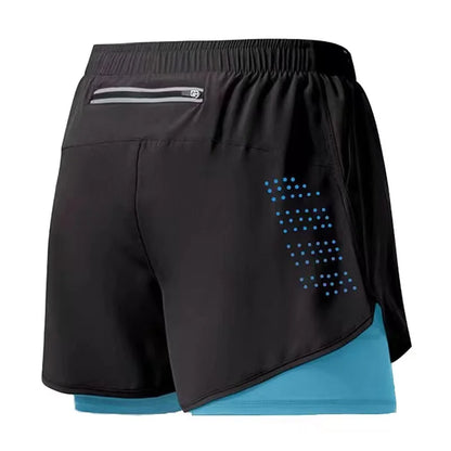 Shorts Deportivos de Doble Capa para Entrenamiento