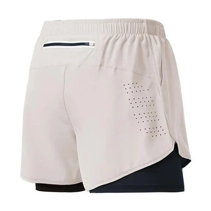 Shorts Deportivos de Doble Capa para Entrenamiento