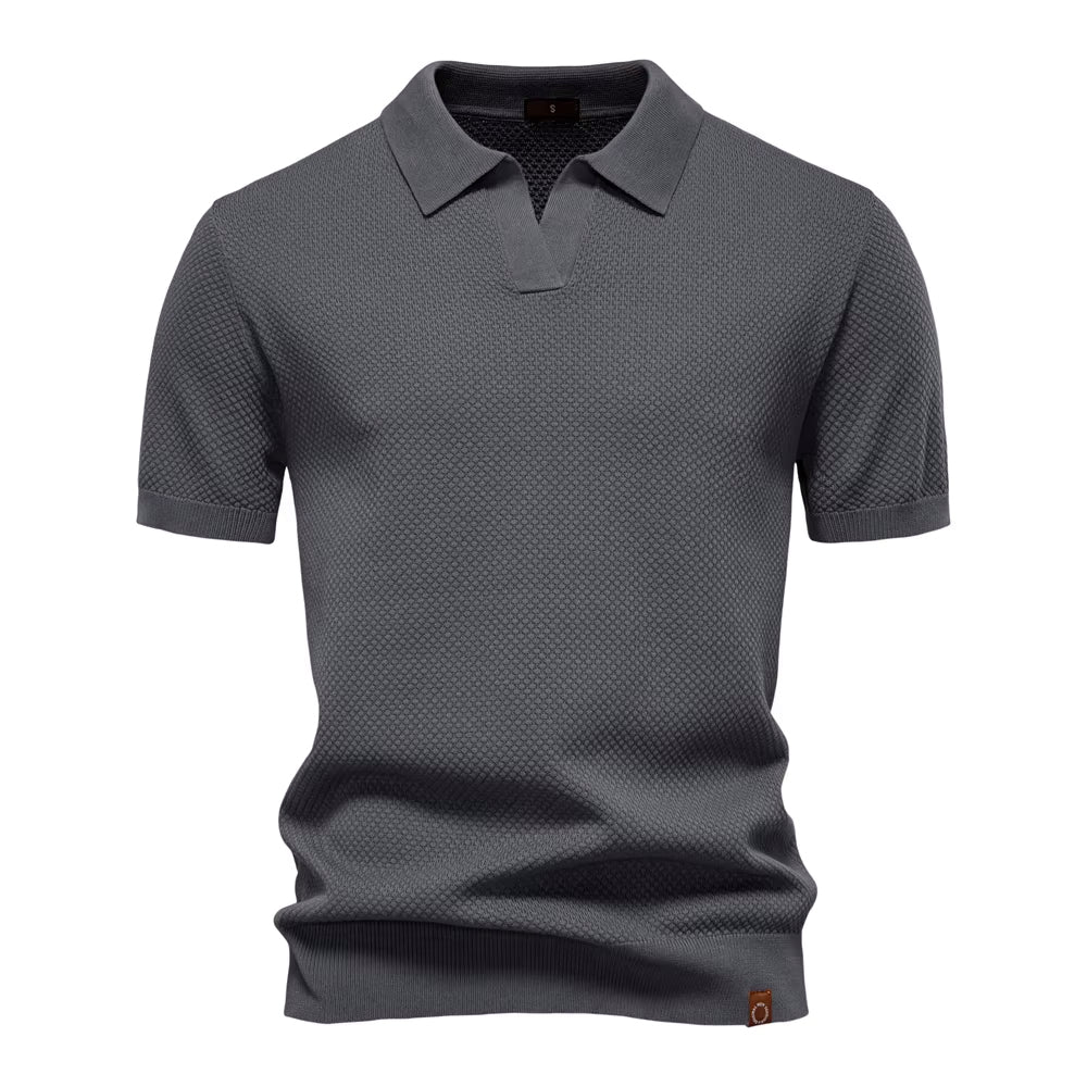 Verona Mesh Polo - Gris