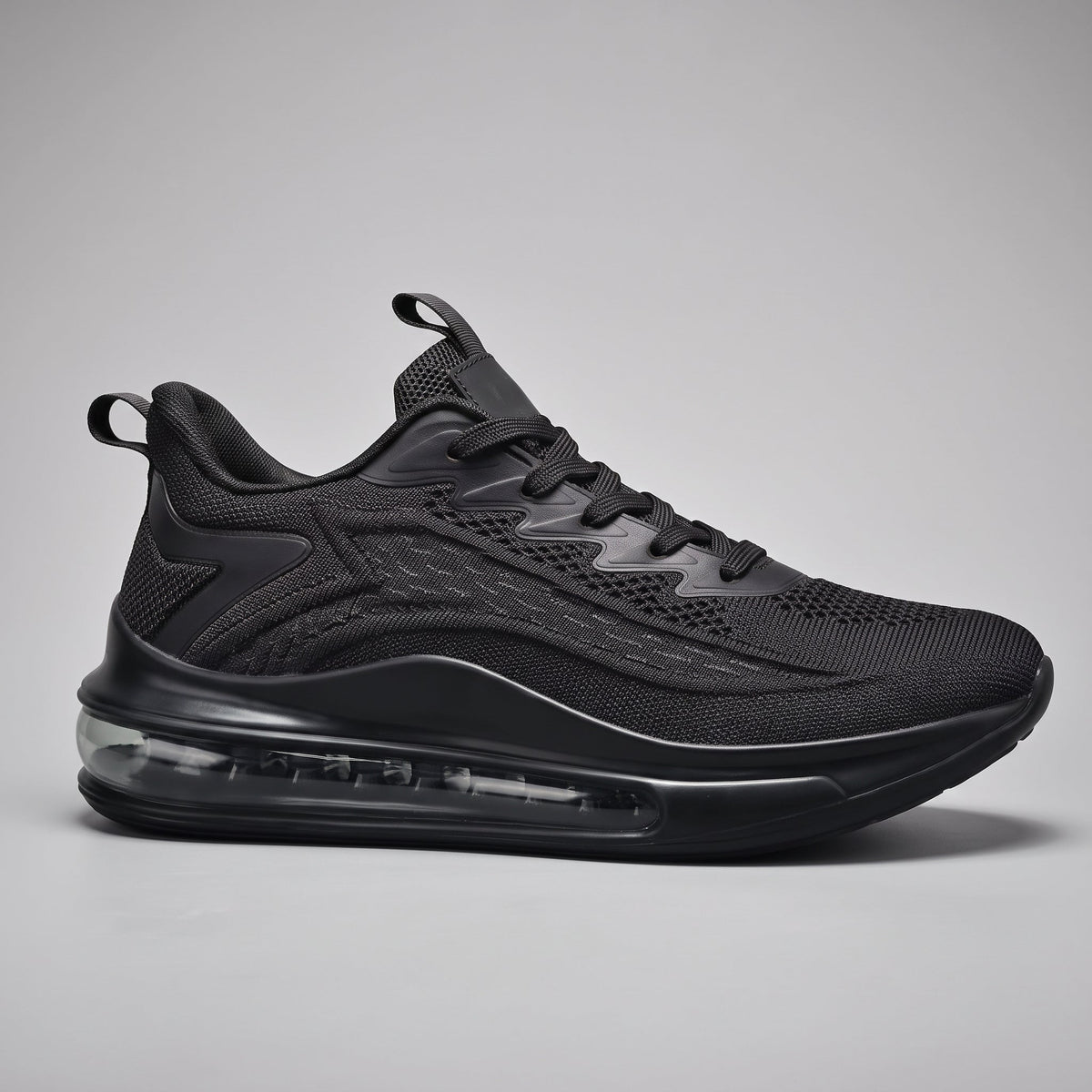 AeroStep tenis negro con cámara de aire