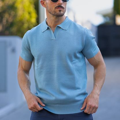 Verona Mesh Polo - Azul