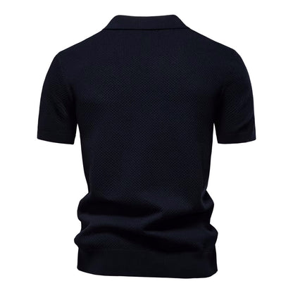 Verona Mesh Polo - Azul marino